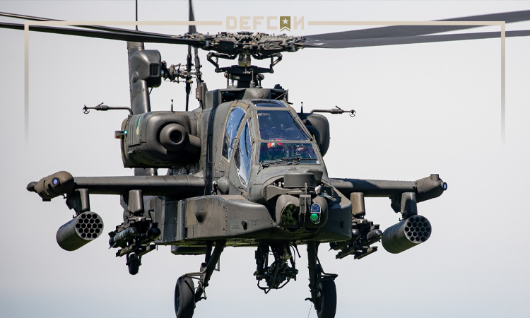 AH-64E Apache attack helicopters